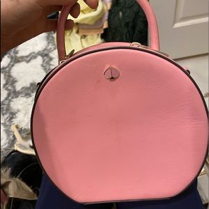 Kate Spade Pastel Pink Leather circle bag